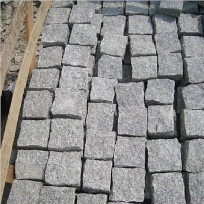 G636 Araba Yolu İçin Kırmızı Granit Parke Taşı