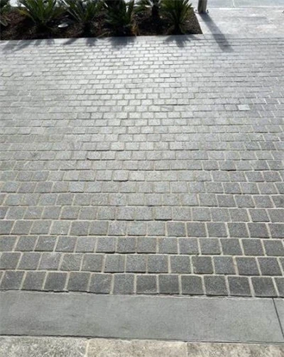 Kaldırım Taşı ile Ezilmiş Granit Freo Taş Granit Kaldırım Taşları
